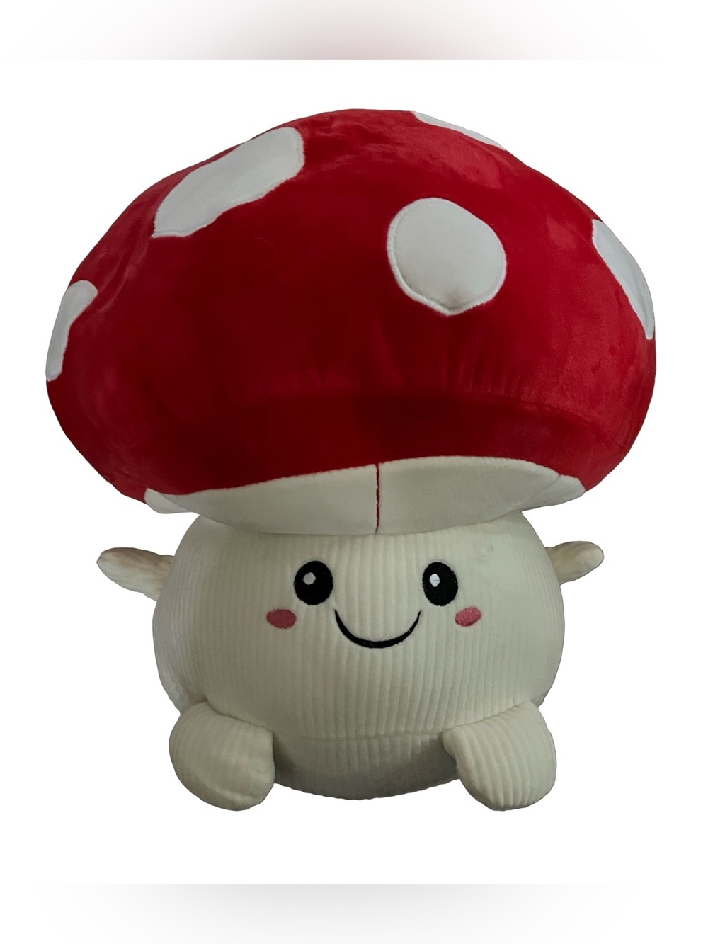 Smoochy Pals Plush Mushroom ~14” Toadstool Cuddly Soft Huggable Medium/Large